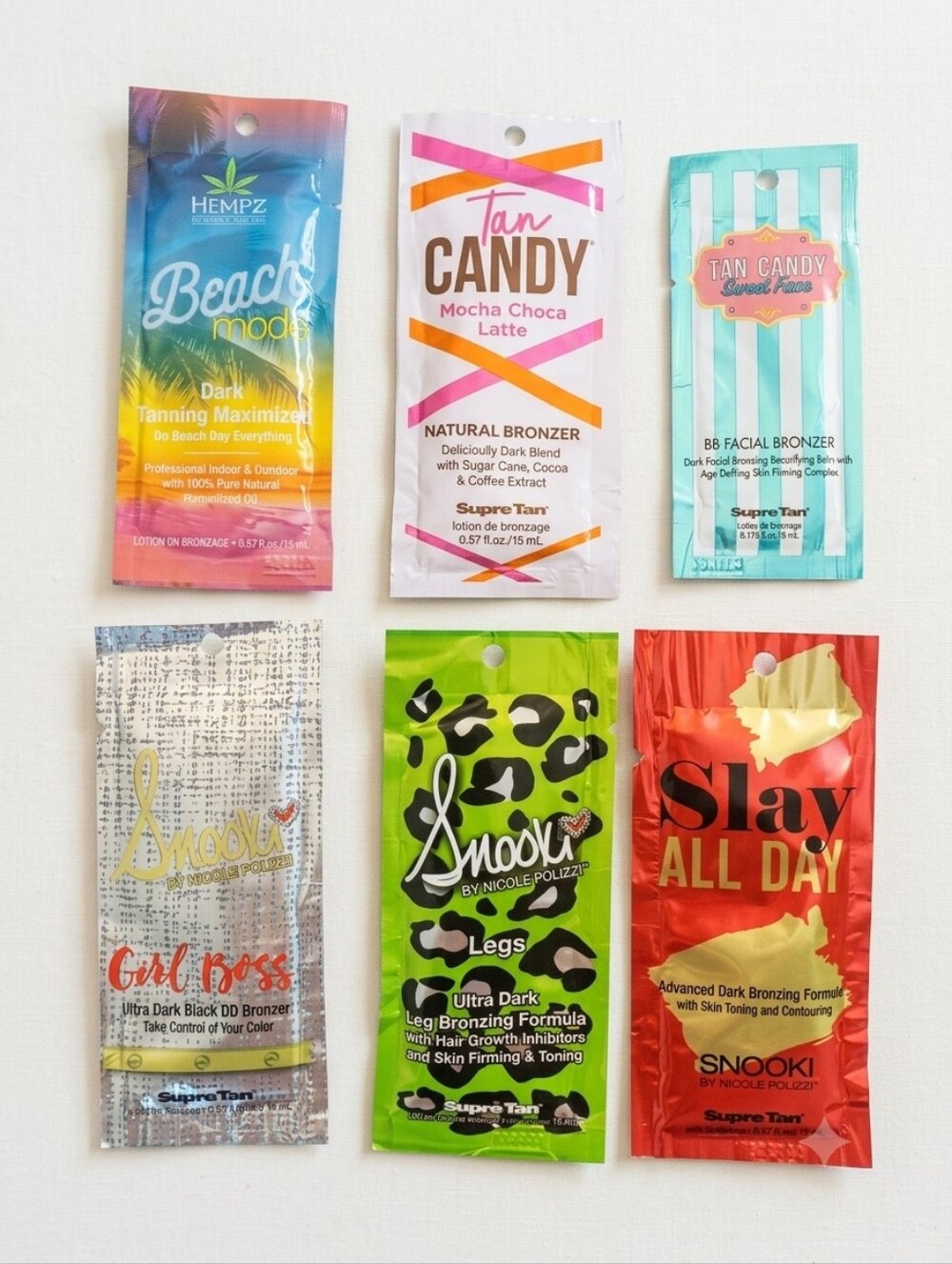 6 Packs Of Tanning Lotion